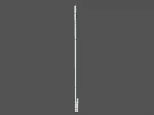 low poly cartoon wrench 3D Model