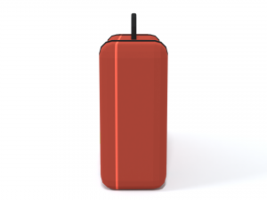 low poly cartoon suitcase Modello 3D
