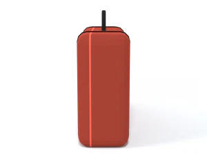 low poly cartoon suitcase 3D Model