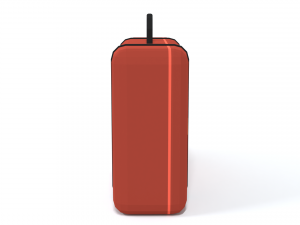 low poly cartoon suitcase Modello 3D