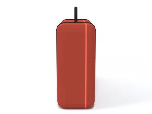 low poly cartoon suitcase 3D Model