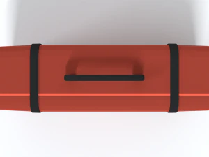 low poly cartoon suitcase 3D Model