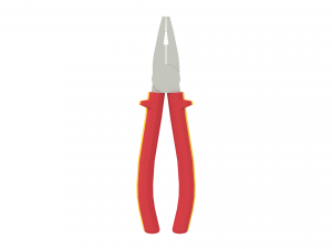low poly cartoon pliers Modello 3D