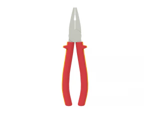 low poly cartoon pliers 3D Model