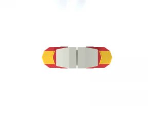 low poly cartoon pliers 3D Model