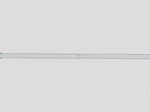 low poly cartoon rake Modello 3D