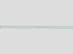 낮은 폴리 만화 갈퀴 3D 모델