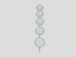 low poly cartoon lollipops Modèle 3D