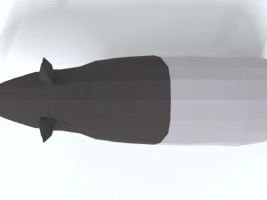 low poly cartoon tapir 3D Model