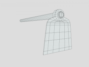low poly cartoon hoe Modello 3D