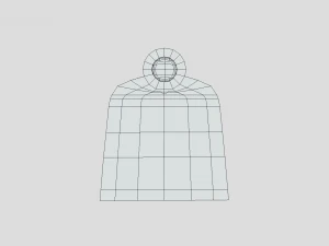low poly cartoon hoe 3D Model