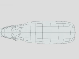 low poly cartoon capybara 3D Model