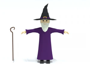 низькому полі мультфільму майстра 3D Модель