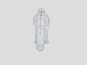 low poly cartoon torvosaurus dinosaur 3D Model