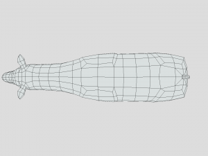 low poly cartoon paraceratherium 3D Модель