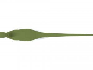 low poly cartoon compsognathus dinosaur Modelo 3D