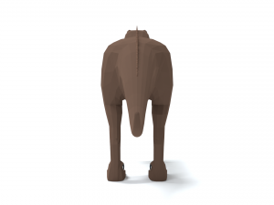 low poly cartoon carcharodontosaurus Modelo 3D