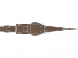 low poly cartoon carcharodontosaurus Modelo 3D