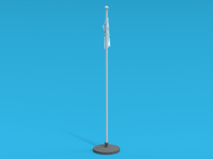 low poly seamless animated olympic flag Modello 3D