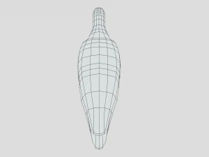 Low Poly Cartoon Pigeon 3D Model