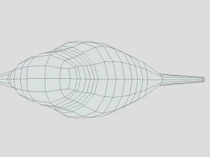 Low Poly Cartoon Sparrow 3D Model