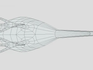 Low Poly Cartoon Sparrow 3D Model