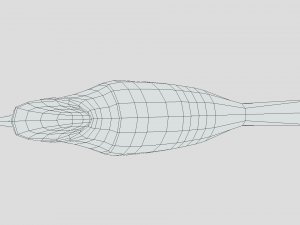 Low Poly Cartoon Blue Jay V 3D Model