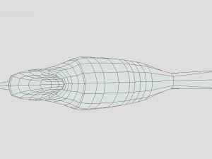 Low Poly Cartoon Blue Jay V 3D Model