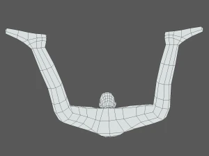 Low Poly Falling Kid 3D Model