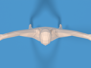 Low Poly Kid Jumping Jacks Modello 3D