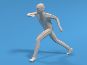 Low Poly Kid Capoeira 3D Models