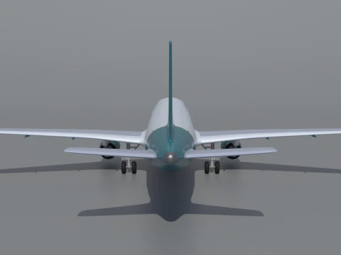 Airbus A320 Aer Lingus Airlines 3D Model