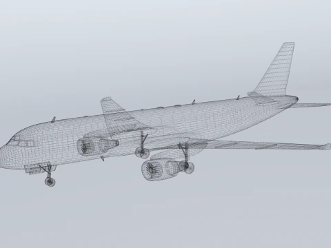 Airbus A320 Aer Lingus Airlines 3D Model