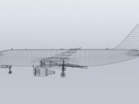 Airbus A320 Aer Lingus Airlines 3D Model