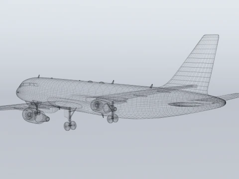 Airbus A320 Aer Lingus Airlines 3D Model