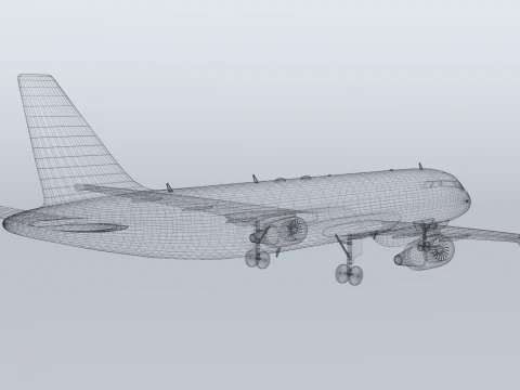 Airbus A320 Aer Lingus Airlines 3D Model