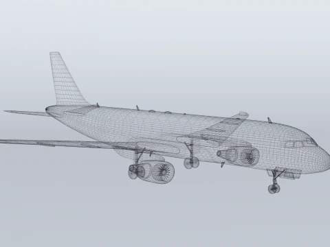Airbus A320 Aer Lingus Airlines 3D Model