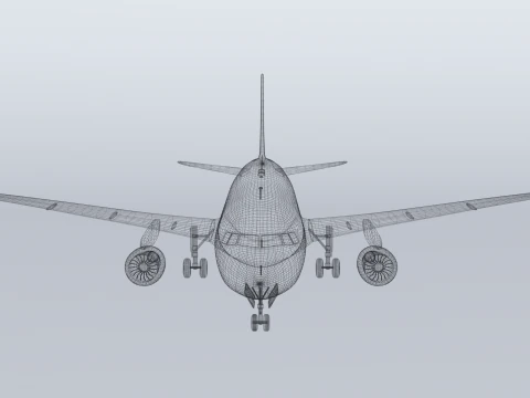 Airbus A320 Aer Lingus Airlines 3D Model