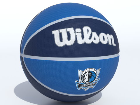 Pallacanestro Wilson Dallas Mavericks Modello 3D