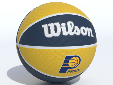 Wilson Indiana Pacers Basketbol 3D Model