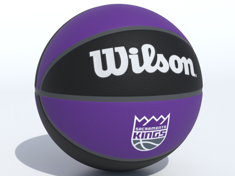 Wilson Sacramento Kings-basketbal 3D Model