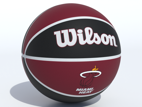 Wilson Miami Heat Баскетбол 3D Модель