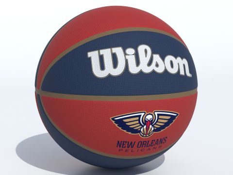 Wilson New Orleans Pelicans Basketbal 3D Model