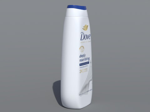 Nettoyant pour le corps profond&eacute;ment nourrissant Dove Advanced Care Modèle 3D