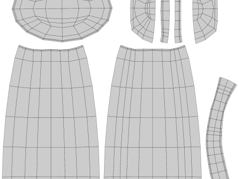 Nettoyant pour le corps profond&eacute;ment nourrissant Dove Advanced Care Modèle 3D