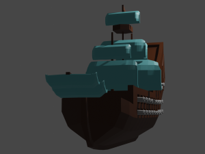 Pirateship pirate ship 3D 모델