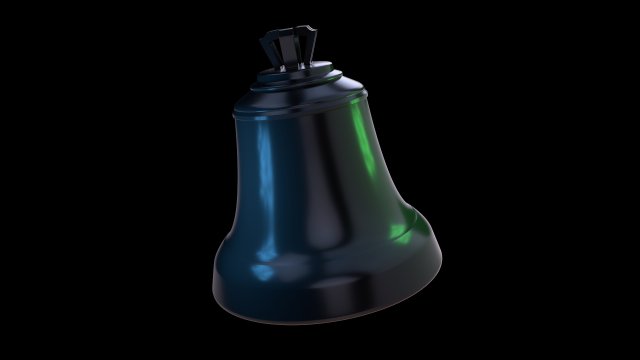 bell 3D Model .c4d .max .obj .3ds .fbx .stl .blend 