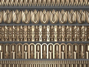 Накладной орнамент 01 3D Модель