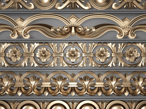 Trim Ornament 03 Model 3D