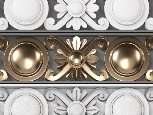 Trim Ornament 03 3D Модель